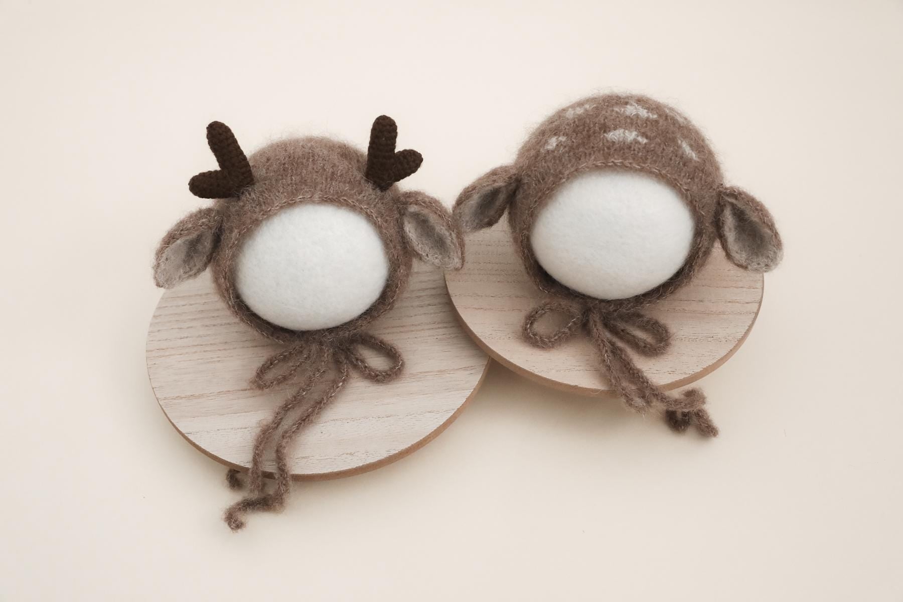 RTS! Reindeer baby bonnet