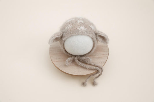 RTS! Reindeer baby bonnet