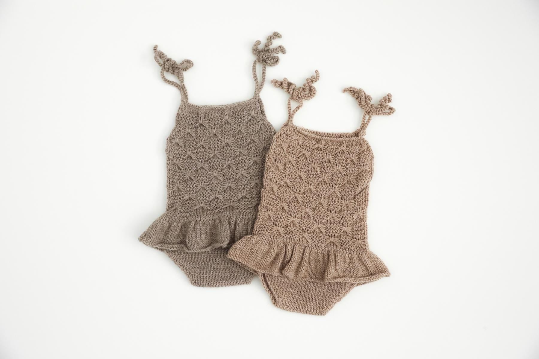 RTS! Knitted romper dress