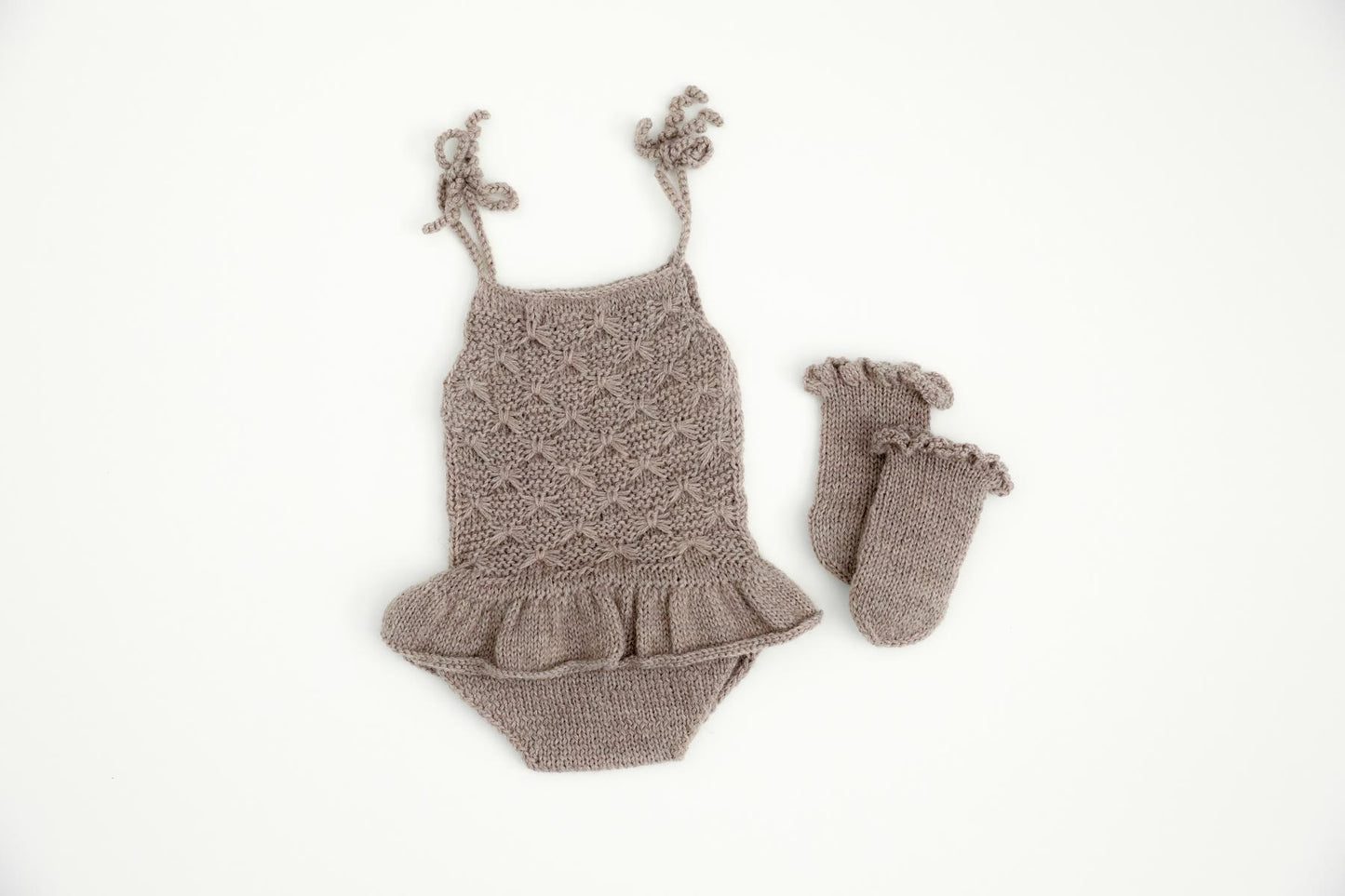RTS! Knitted romper dress