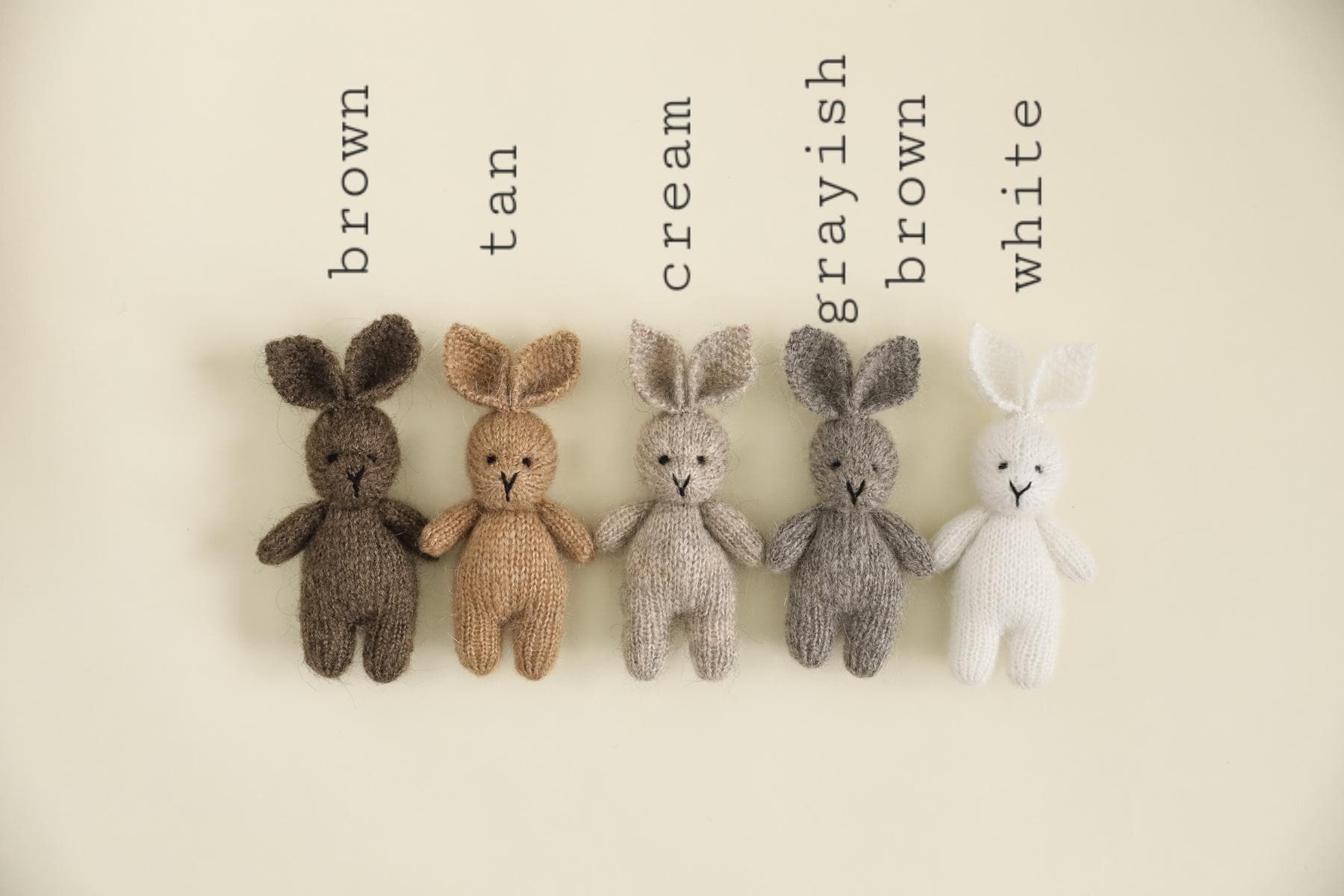 RTS! Knitted bunny toys