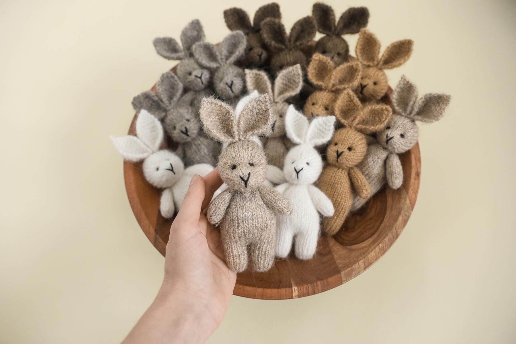 RTS! Knitted bunny toys