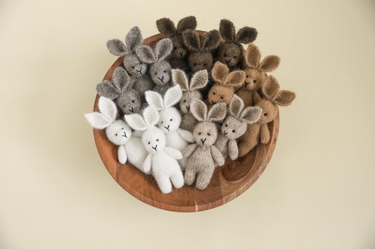 RTS! Knitted bunny toys