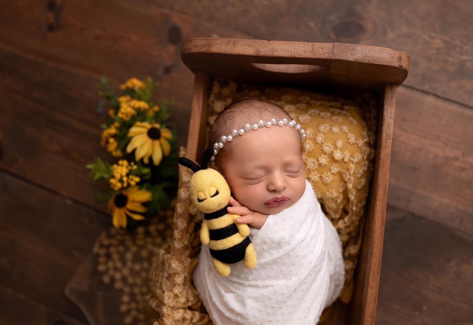 RTS! Felted bumblebee props