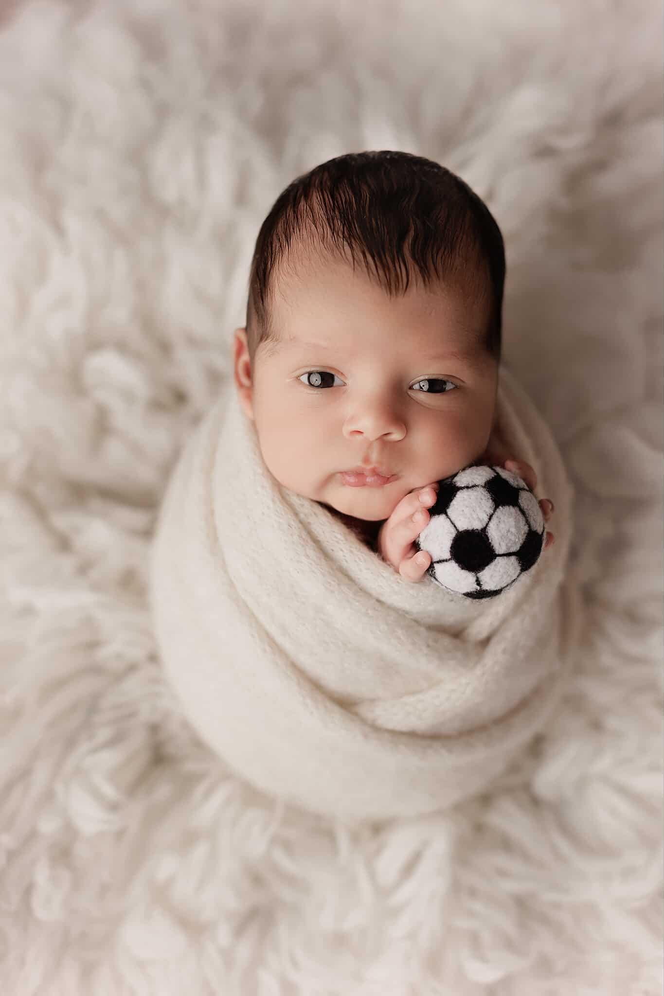MADE TO ORDER! Felted soccer ball