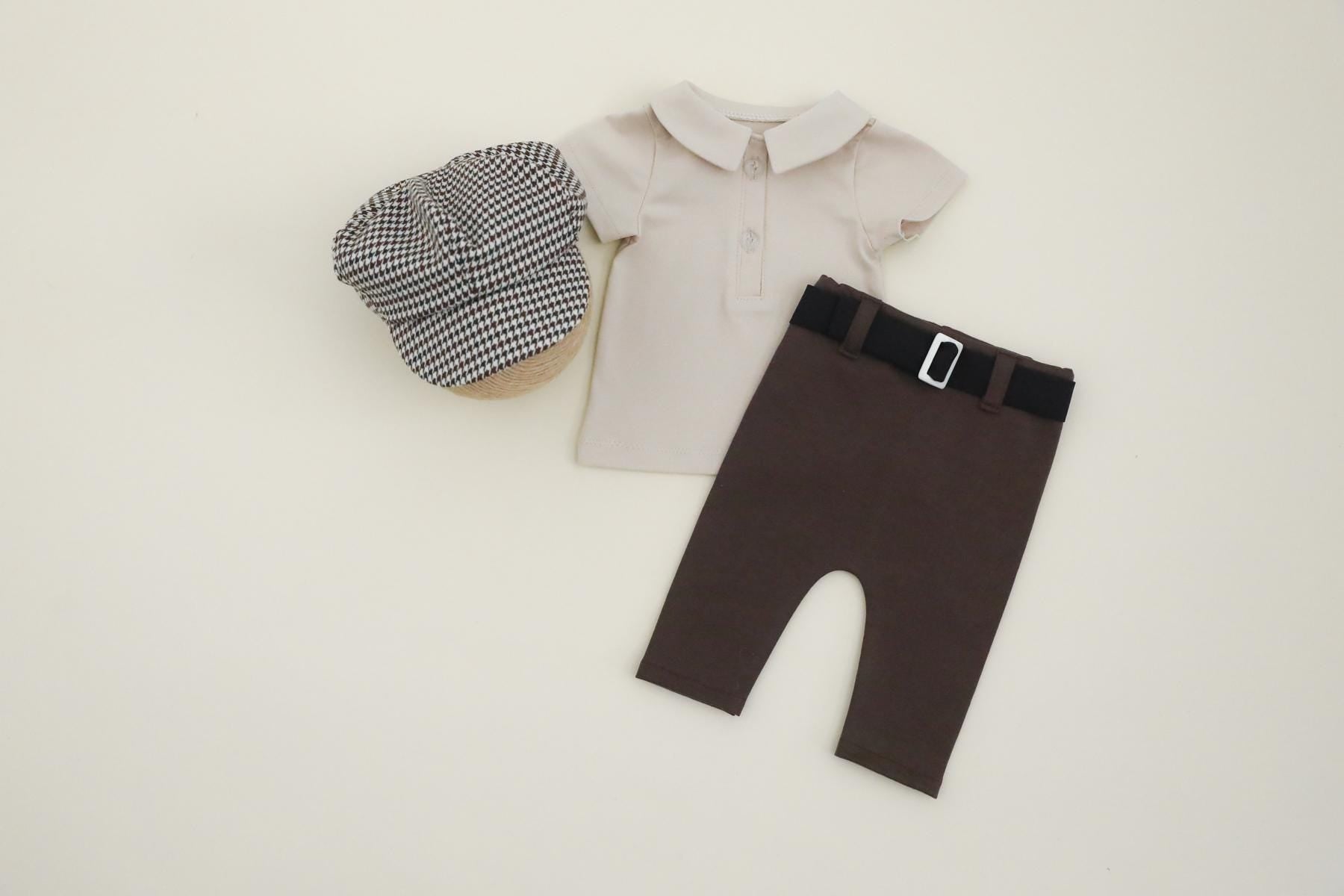 RTS! Newborn 3pcs boys golf outfit
