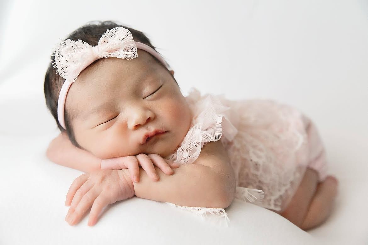 RTS! 3pcs dress set | Newborn photography props Baby girl dress props Newborn lace 2 pcs dress outfit with tieback