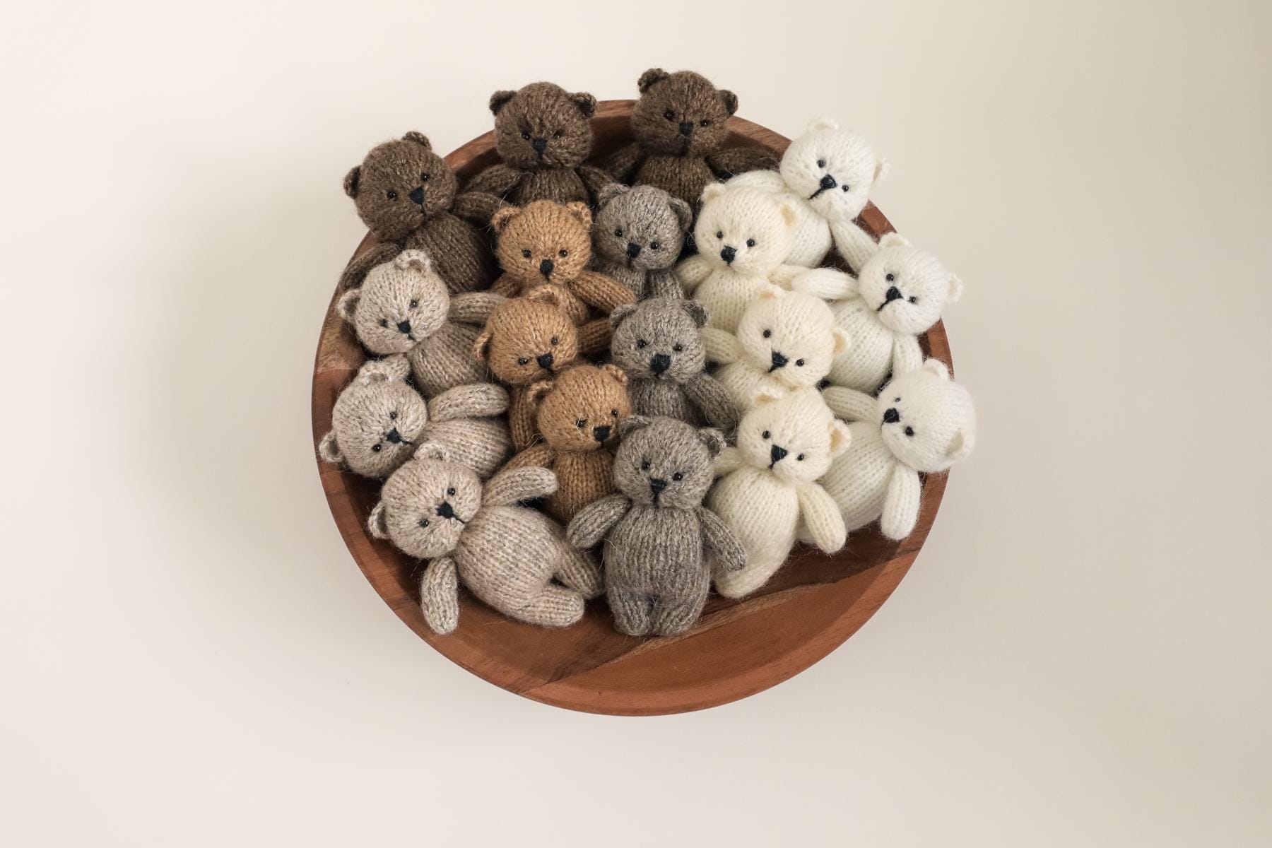 MADE TO ORDER! Knitted teddy bears | Newborn photography props Bear props Newborn posing toy/lovie Teddy bear