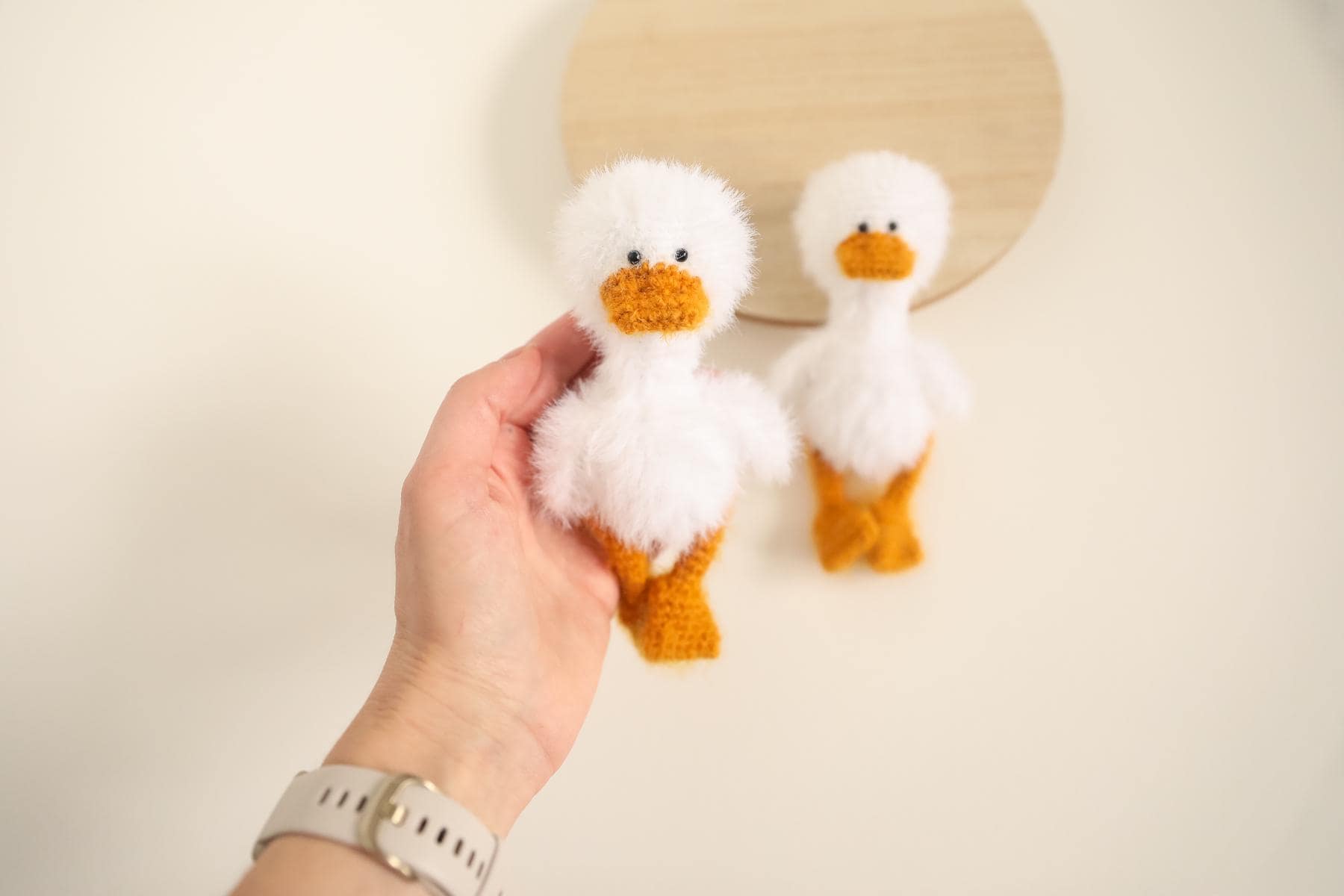 MADE TO ORDER! White goose toy