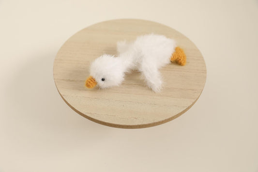 MADE TO ORDER! White mini goose toy