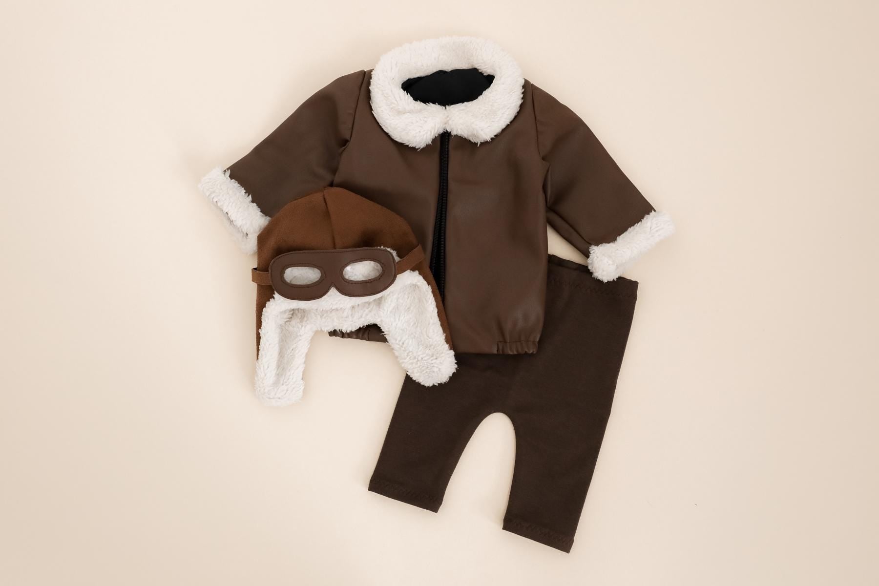 MADE TO ORDER! Newborn pilot/aviator 3pcs outfit