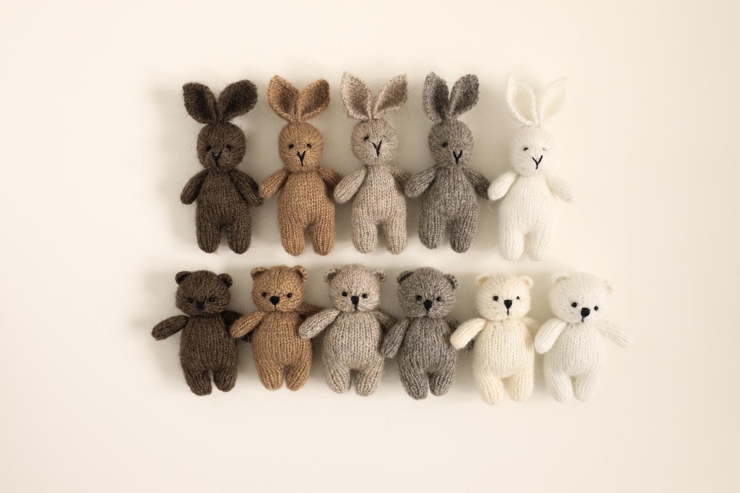 MADE TO ORDER! Knitted teddy bears | Newborn photography props Bear props Newborn posing toy/lovie Teddy bear