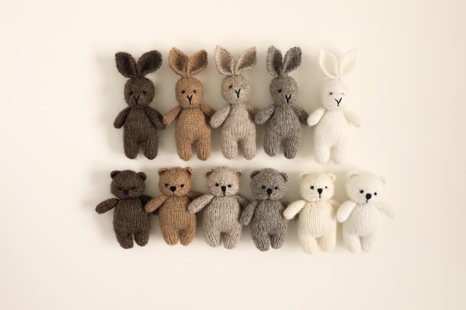 MADE TO ORDER! Knitted teddy bears | Newborn photography props Bear props Newborn posing toy/lovie Teddy bear