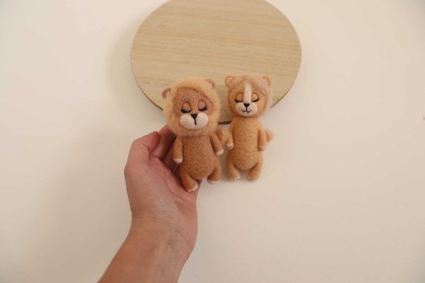 RTS! Felted lion toy