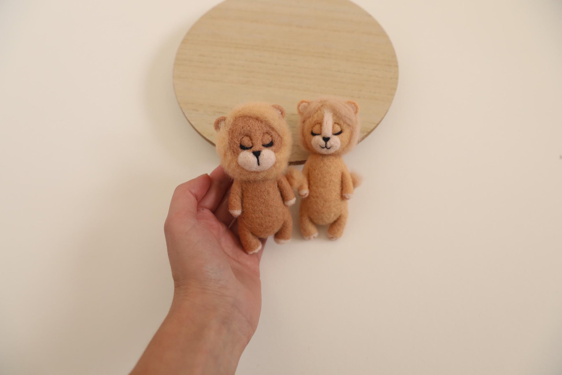 RTS! Felted lion toy