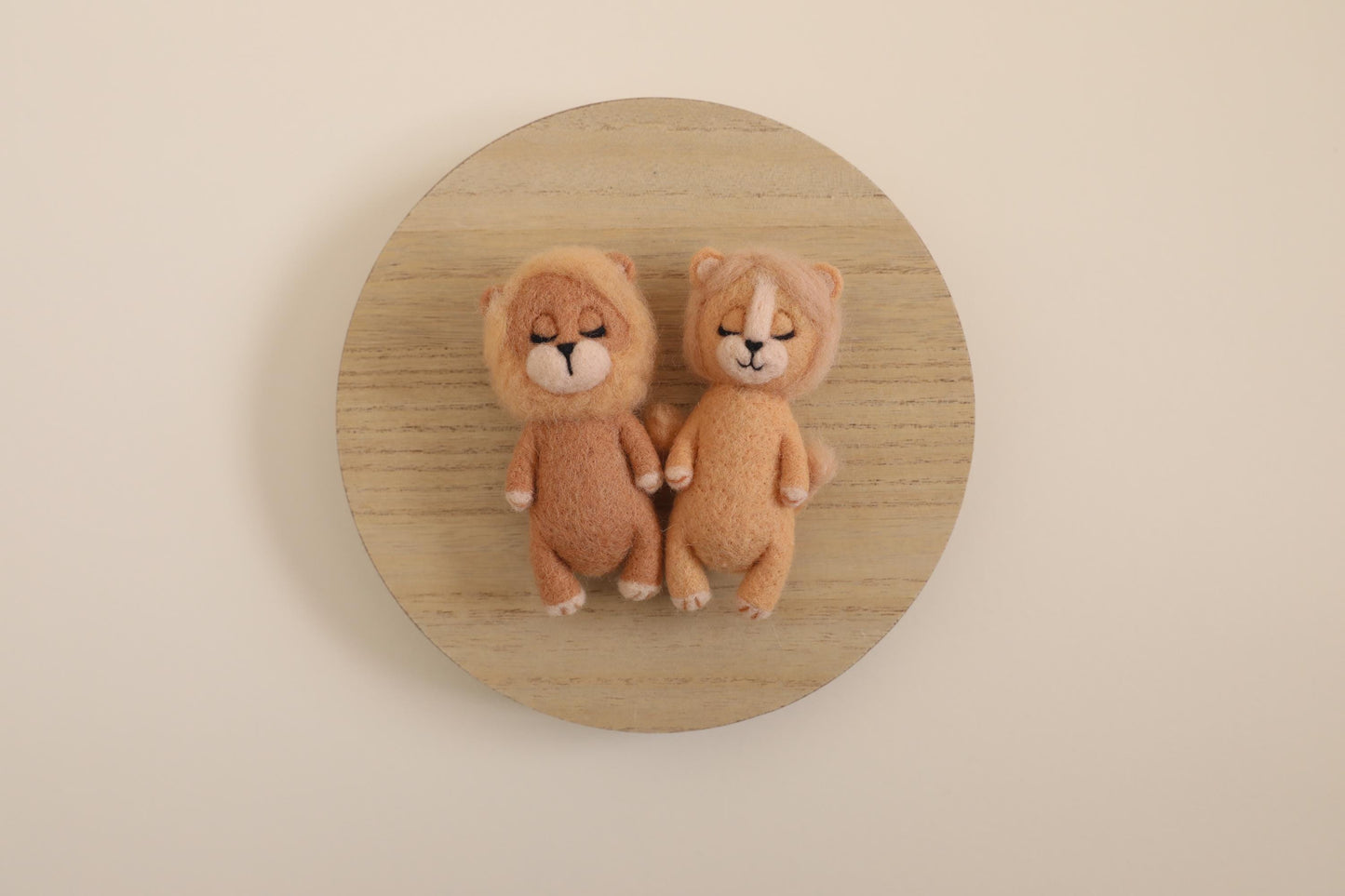 RTS! Felted lion toy