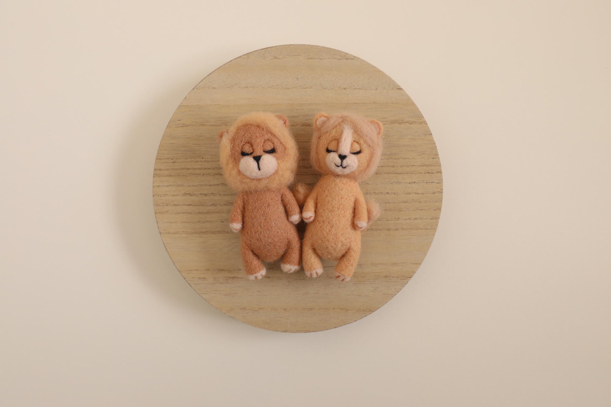 RTS! Felted lion toy