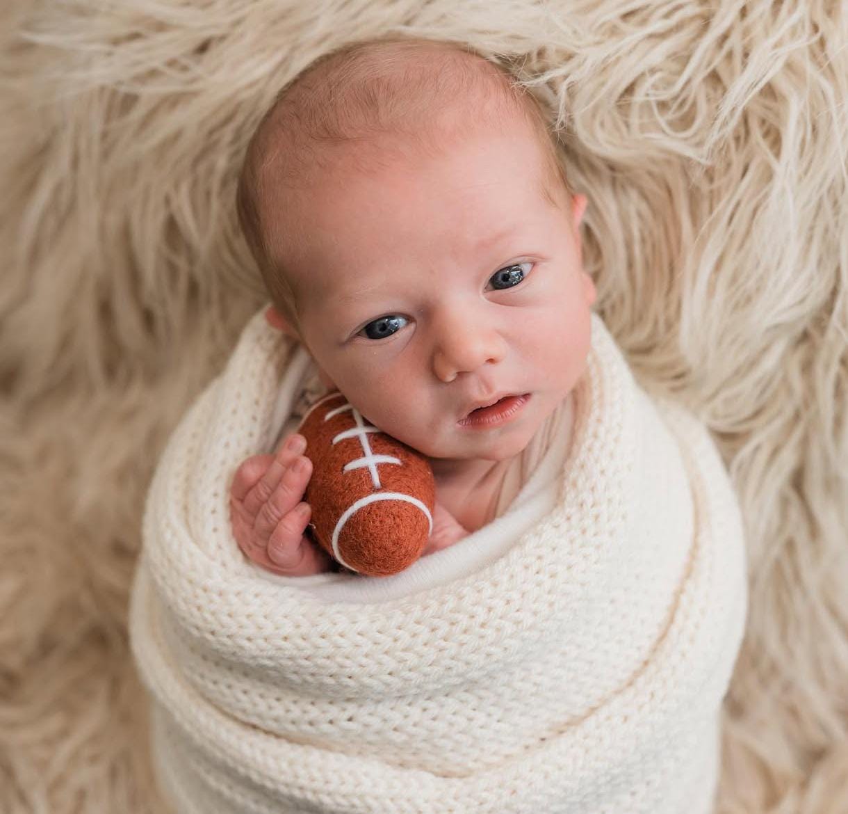MADE TO ORDER! Felted football