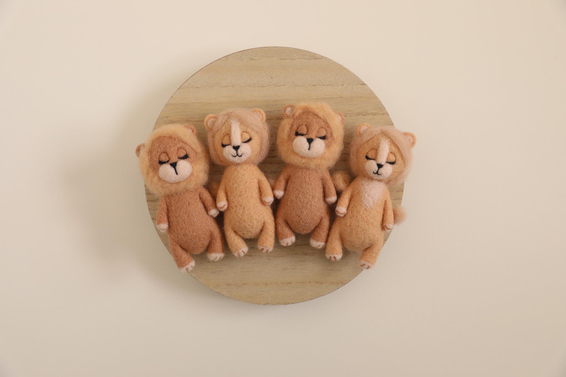 RTS! Felted lion toy