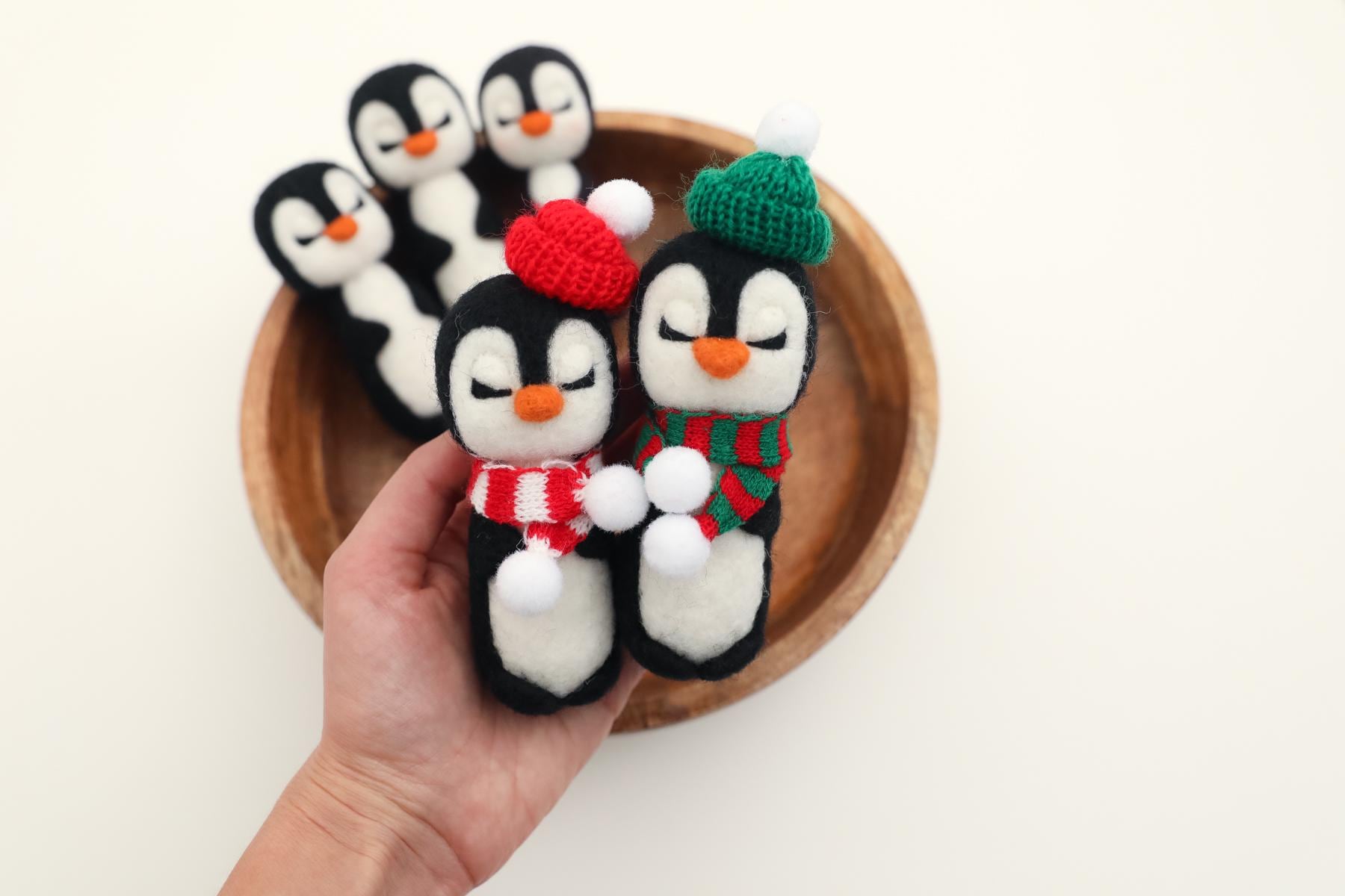 RTS! Felted penguin toy