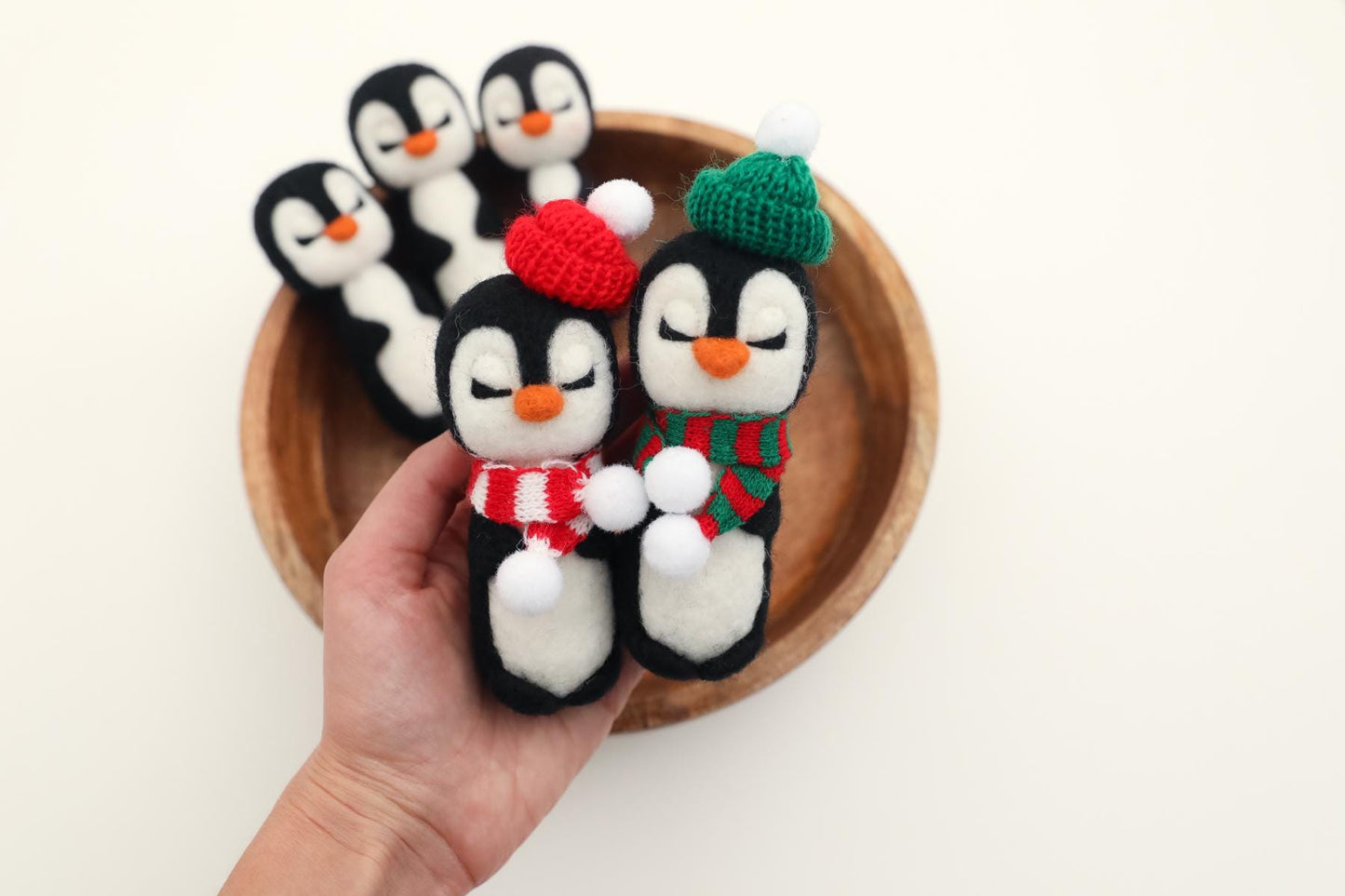 RTS! Felted penguin toy