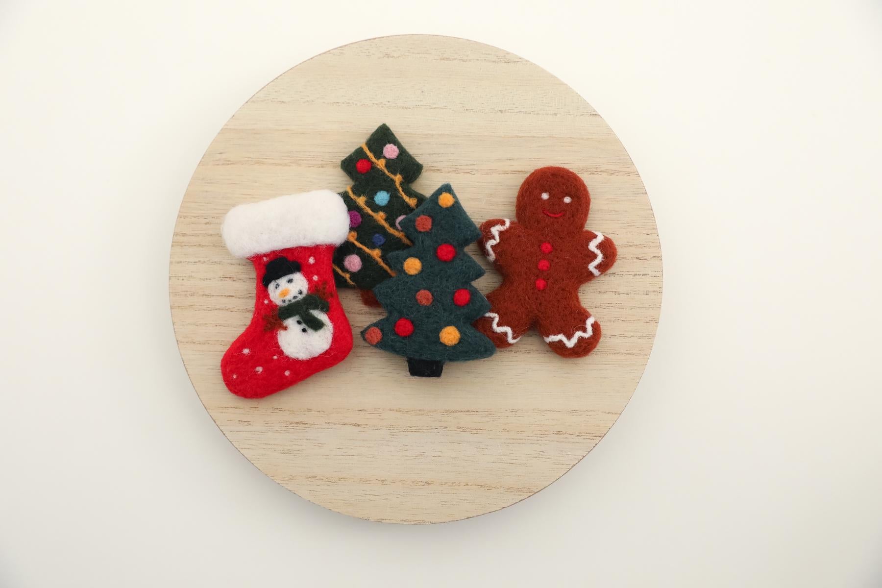 RTS! Felted Christmas toys
