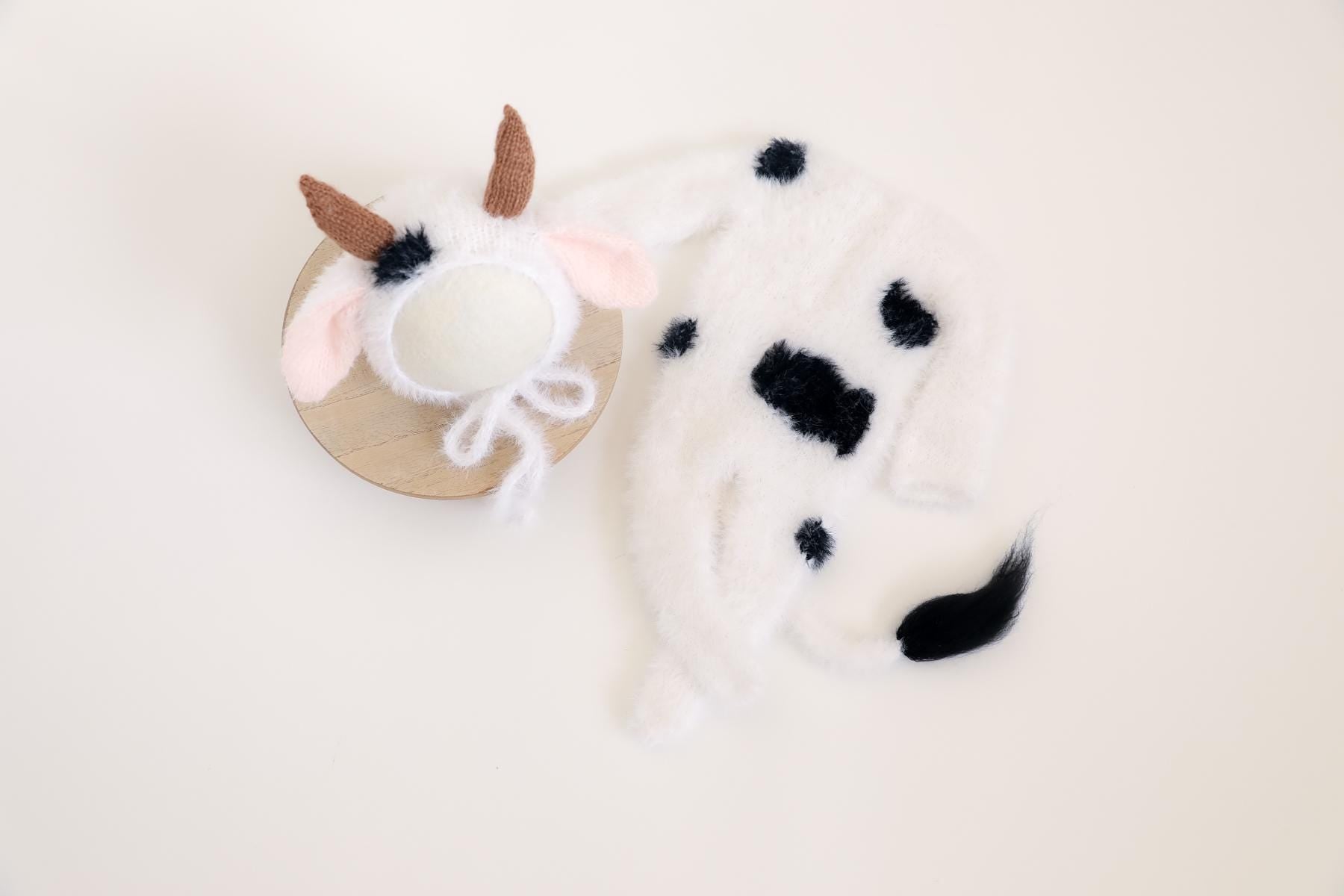 RTS! Fuzzy cow outfit