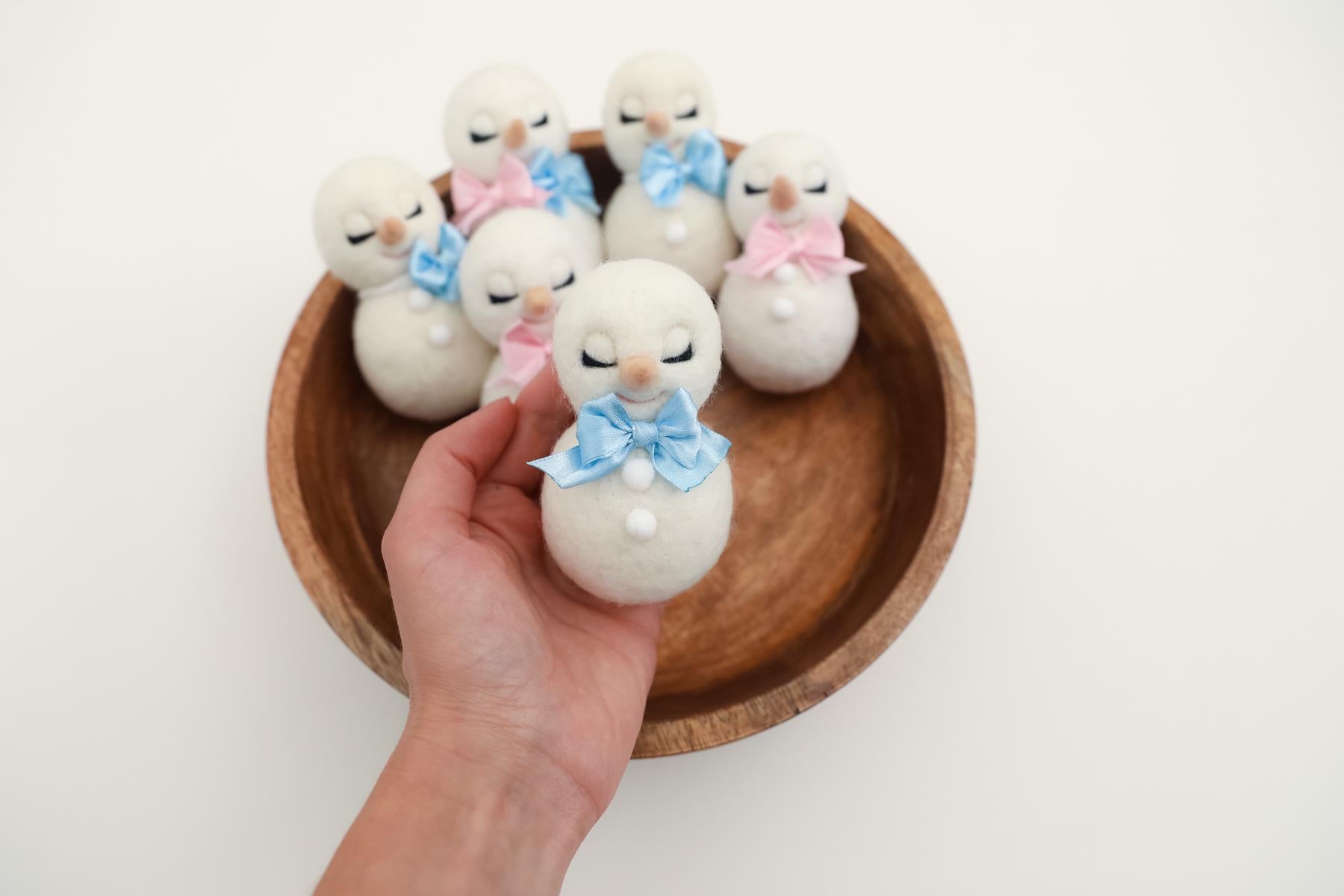 RTS! Felted snowman toy