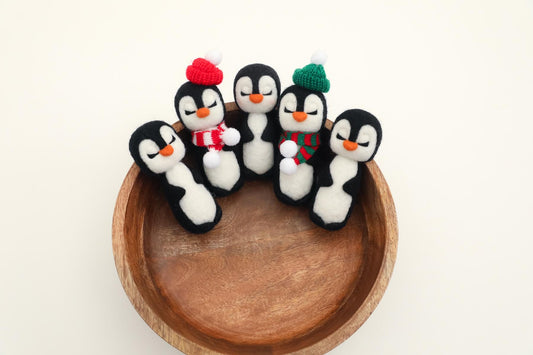 RTS! Felted penguin toy