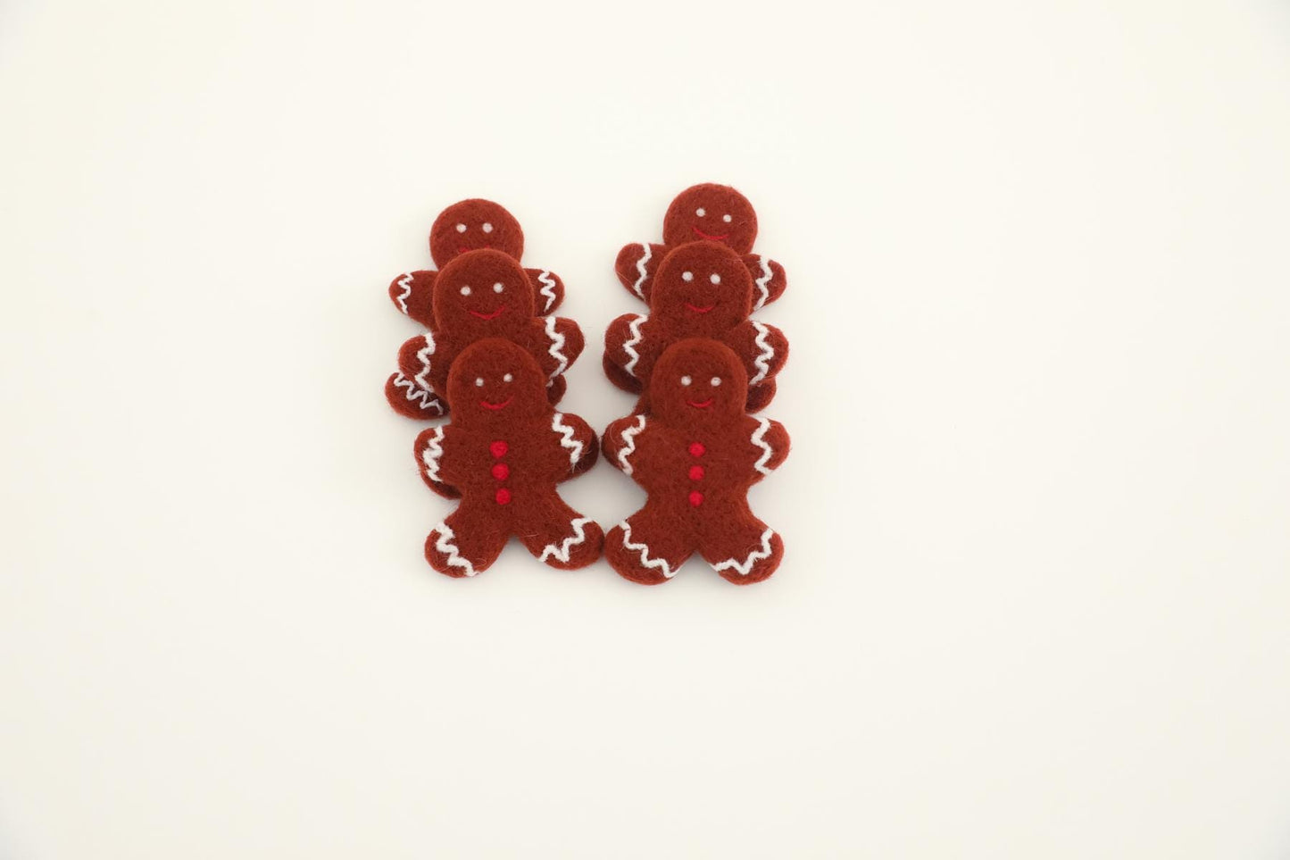 RTS! Felted gingerbread cookie