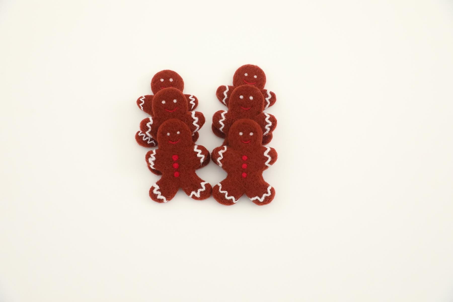 RTS! Felted gingerbread cookie