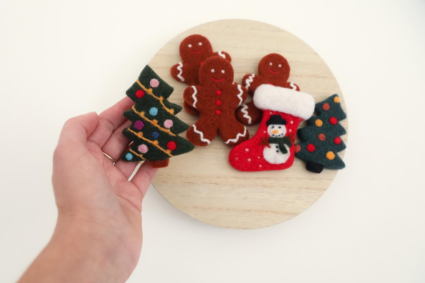 RTS! Felted Christmas toys