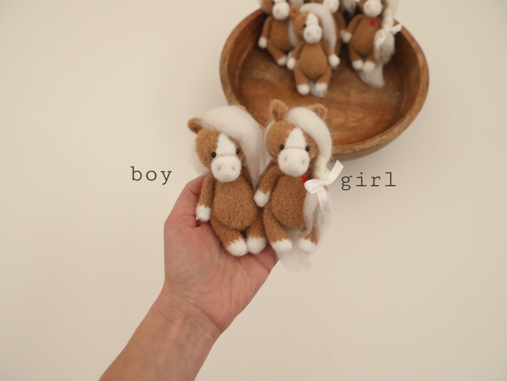 RTS! Knitted horse lovie | Newborn photography props Animal props Newborn posing lovie Horse toy