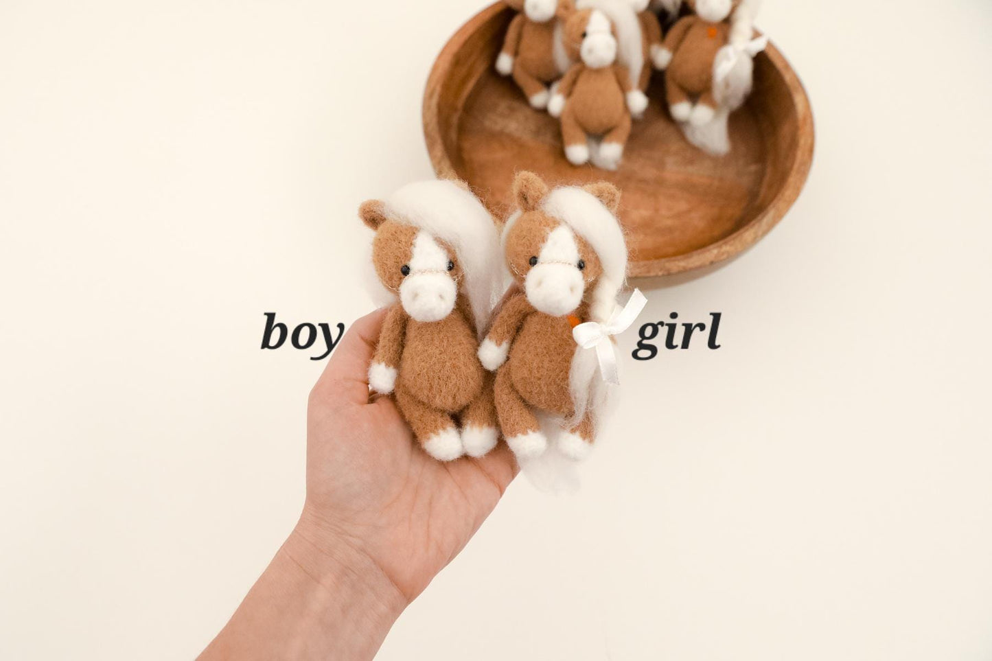 MADE TO ORDER! Knitted horse lovie