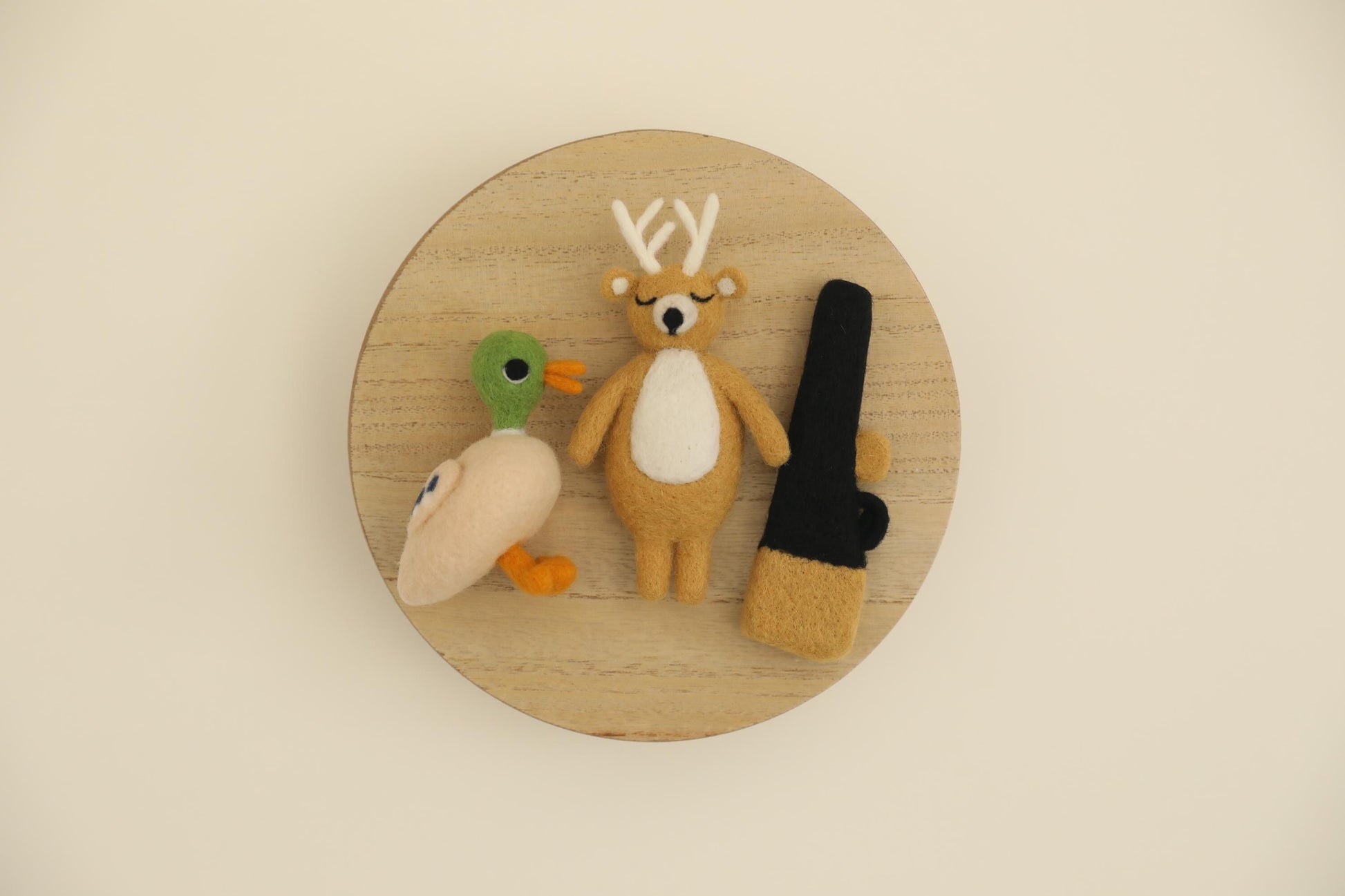MADE TO ORDER! Felted hunting set