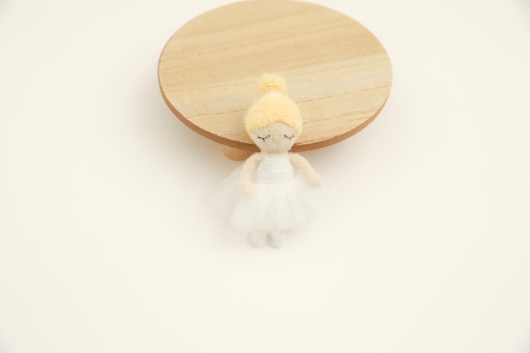 RTS! Knitted ballerina toy