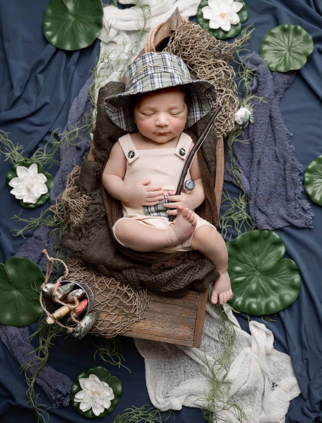 RTS! Newborn fisherman hat