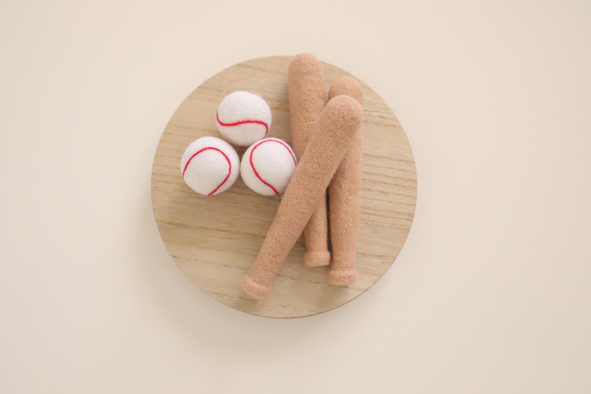 RTS! Felted baseball set