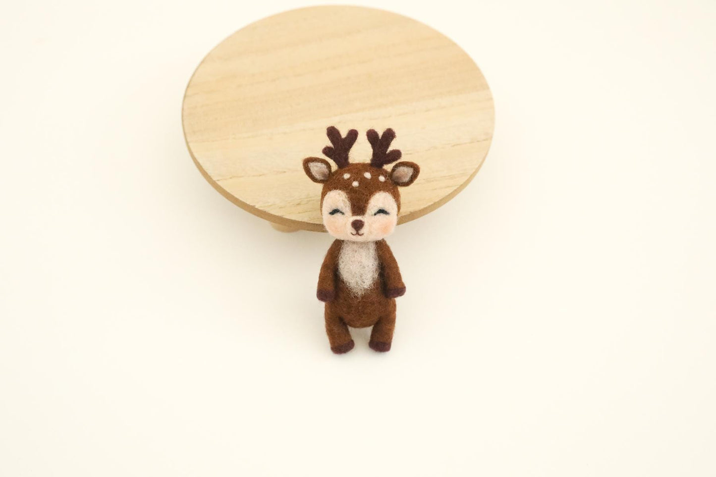 MADE TO ORDER! Felted Reindeer | Felted stuffy toys Newborn photography props Wool props Hunting props Felted Reindeer