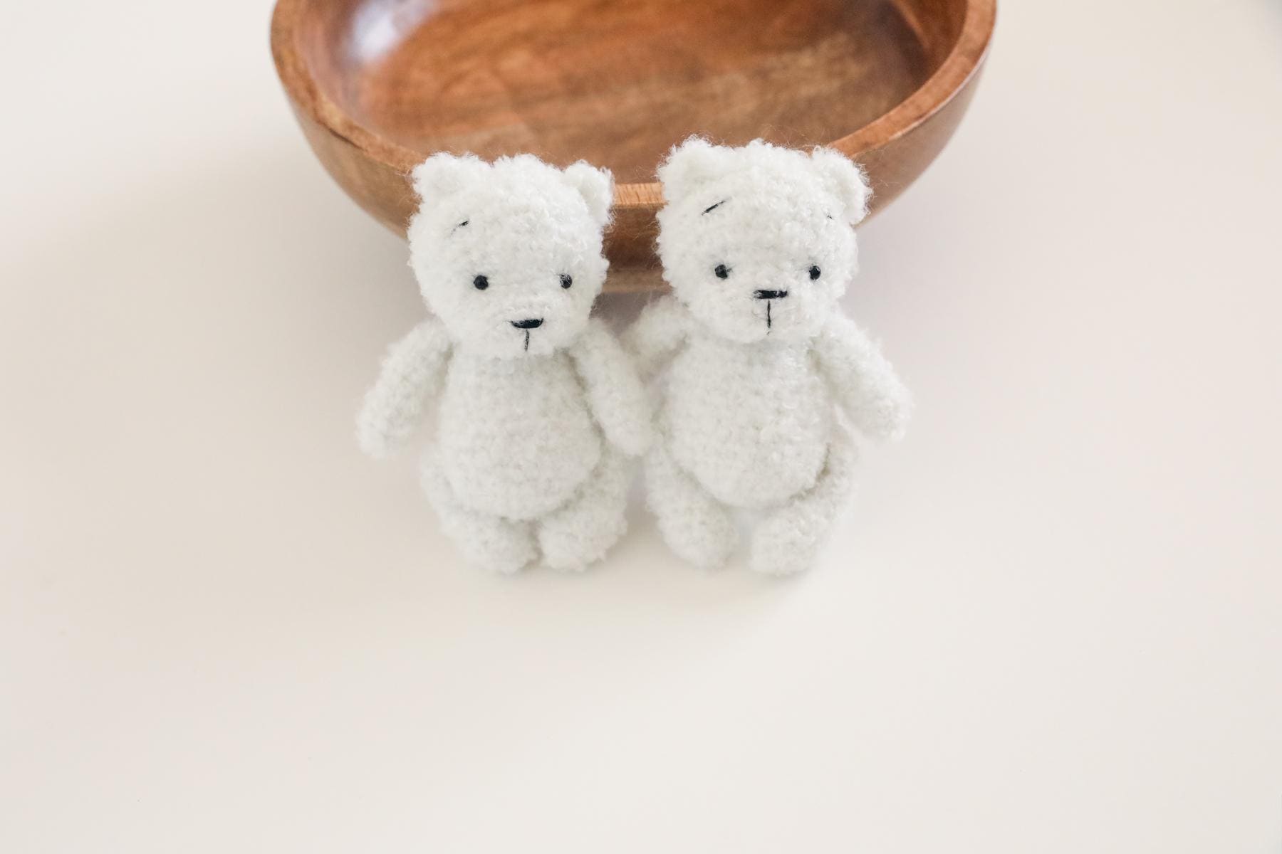 RTS! Knitted teddy bear | Newborn photography props Bear props Newborn bear posing lovie Teddy bear toy Big and small bear lovies