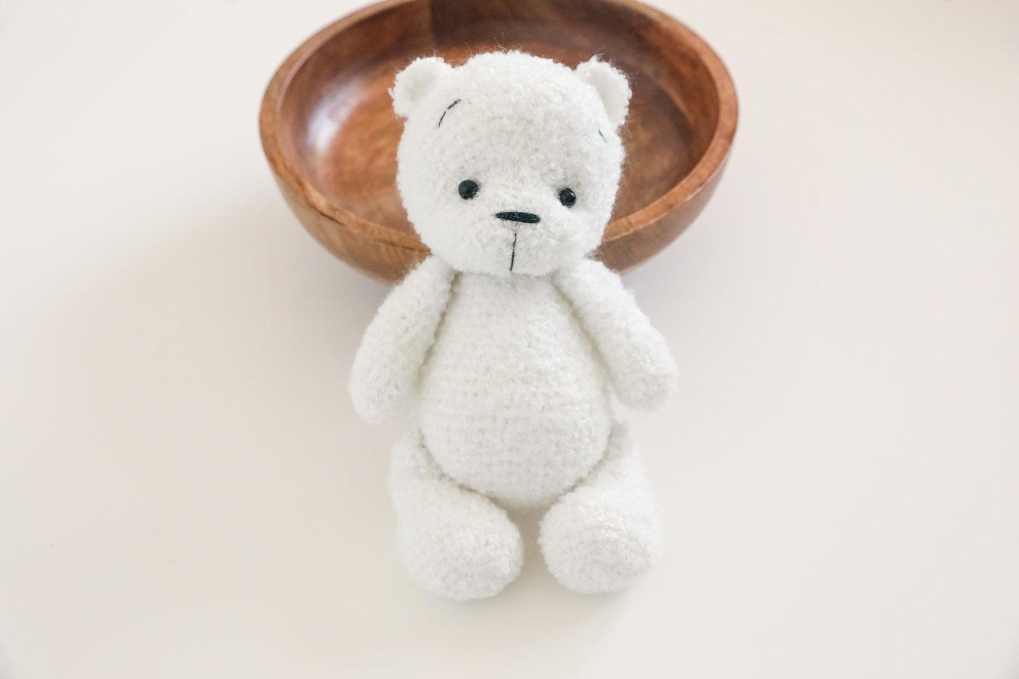RTS! Knitted teddy bear | Newborn photography props Bear props Newborn bear posing lovie Teddy bear toy Big and small bear lovies