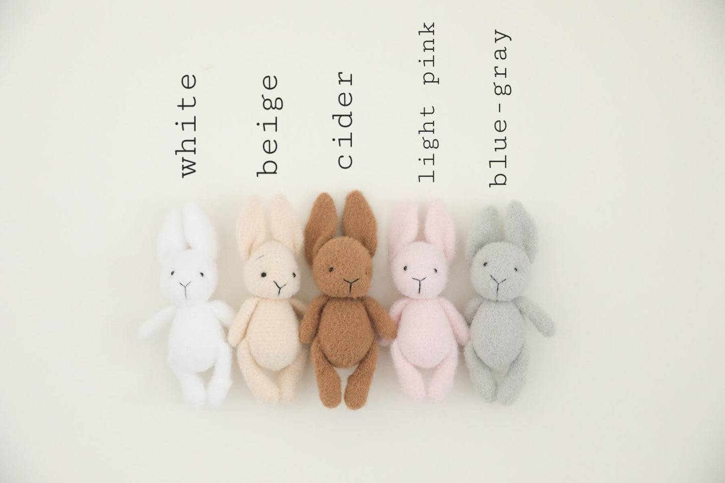RTS! Knitted bunny | Newborn photography props Bunny props Newborn bunny posing lovie Bunny toy