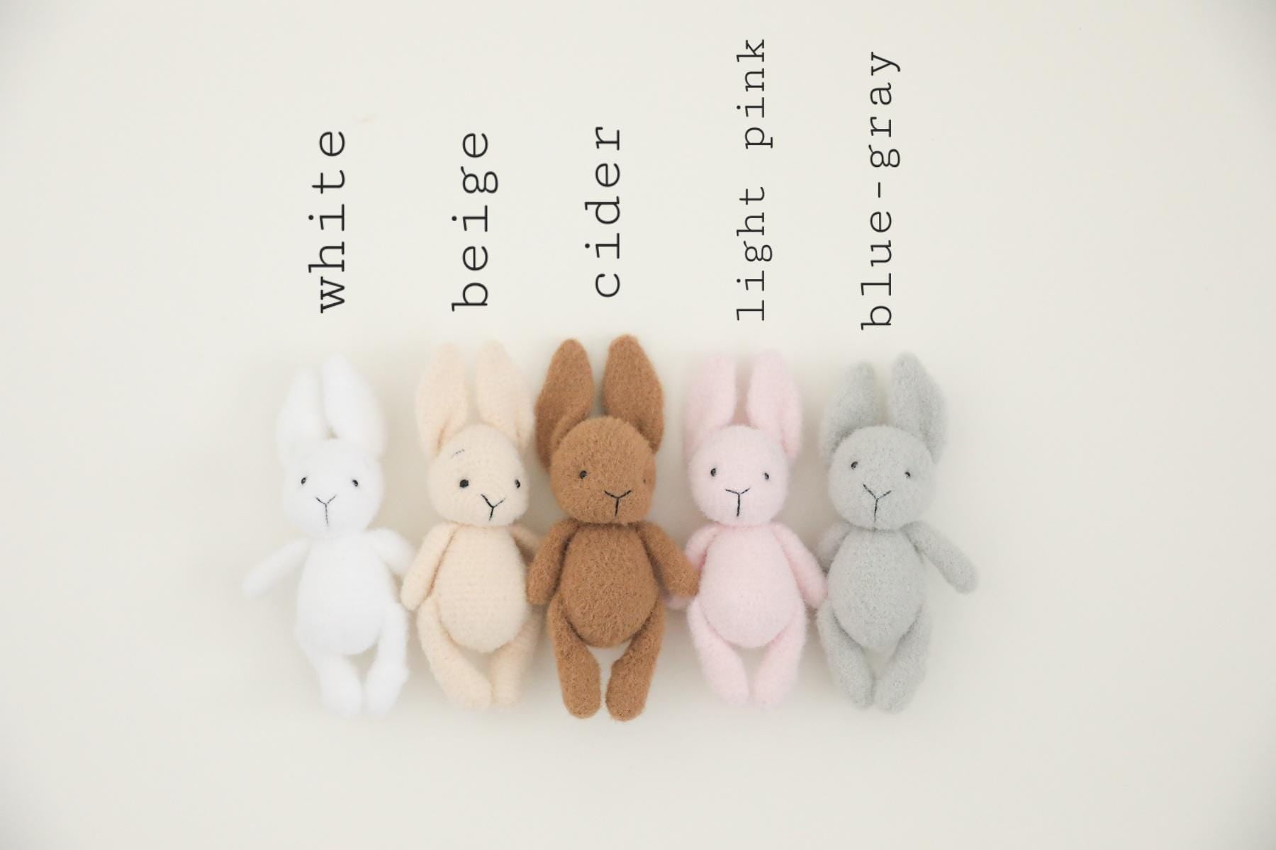 RTS! Knitted bunny | Newborn photography props Bunny props Newborn bunny posing lovie Bunny toy