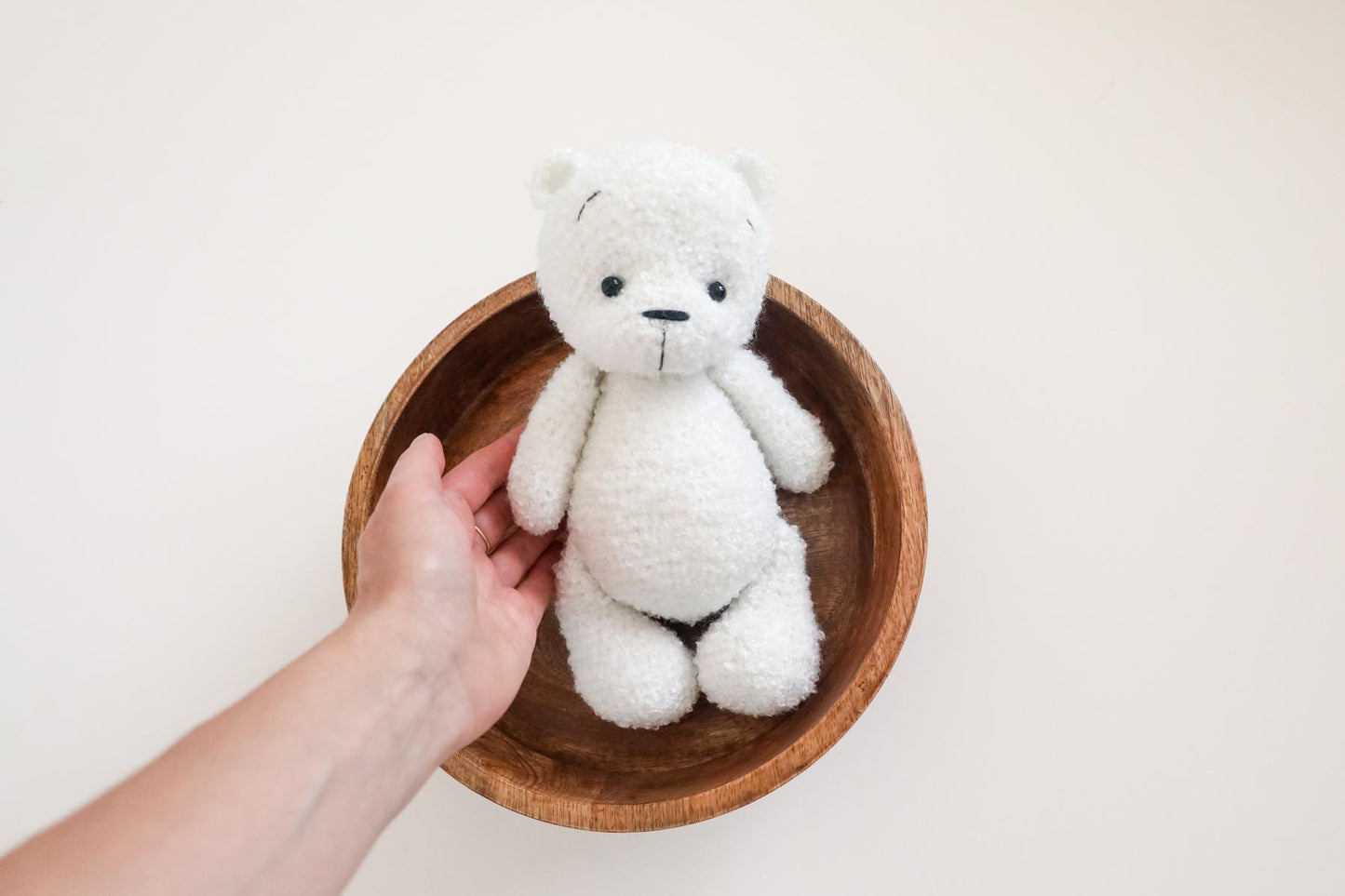 RTS! Knitted teddy bear | Newborn photography props Bear props Newborn bear posing lovie Teddy bear toy Big and small bear lovies
