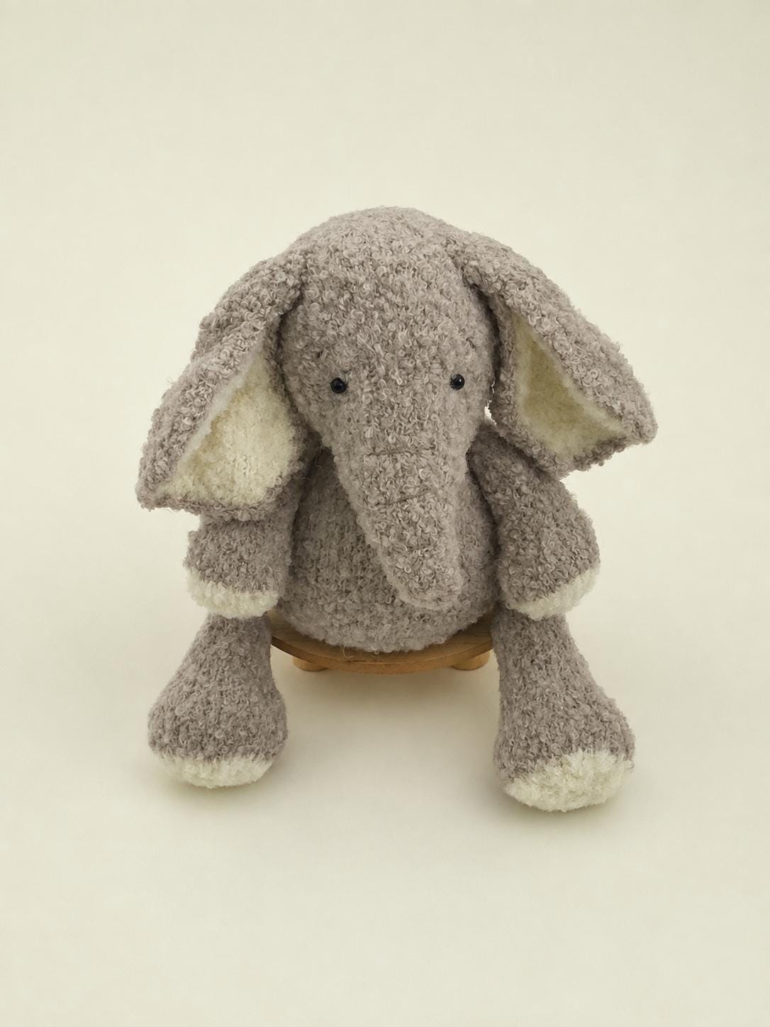RTS! Big elephant toy | Newborn photography props Baby props Newborn posing toys Elephant lovie Elephant posing toy Light gray